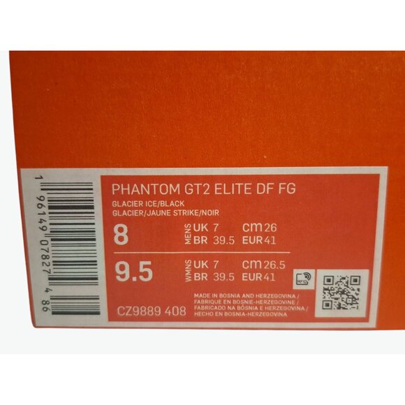 Nike Phantom GT2 Elite DF FG Lucent Pack Glacier Ice Blue Men\'s 8/Women 9.5